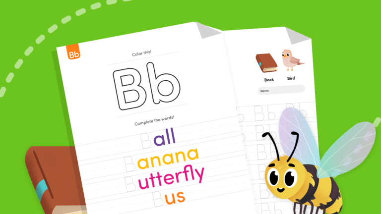 Find the Letter B Worksheet | Pre-Kindergarten Practice