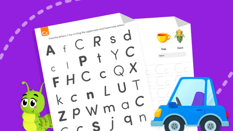 Find the Letter C Worksheet | Preschool Alphabet Skills