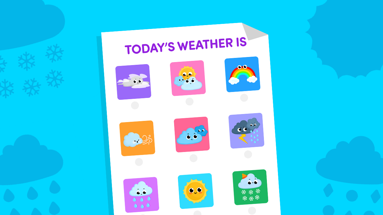 Weather pictograph counting worksheet printable