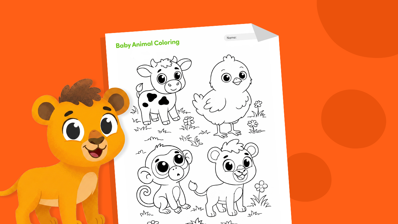 Color the Baby Animals