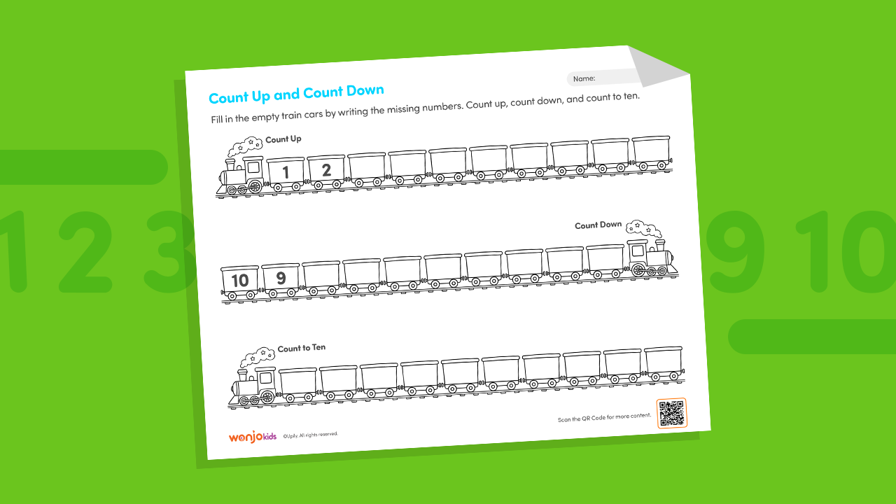 Forward and Backward Counting 0–10