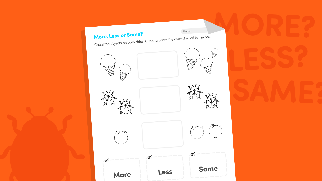 More, Less, or Same? Picture Sets