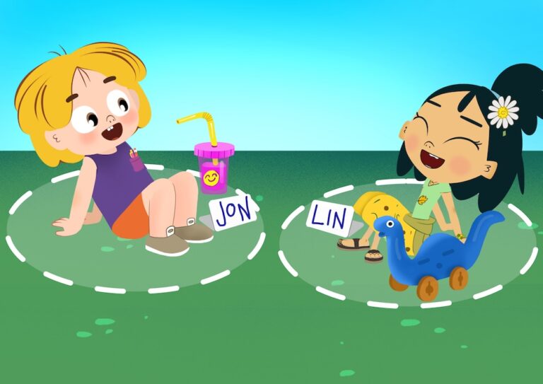 Kids learning about personal space, body safety and healthy boundaries