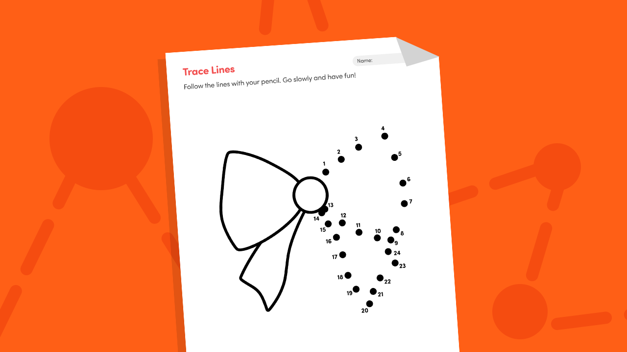Trace Lines with Sticker Spots