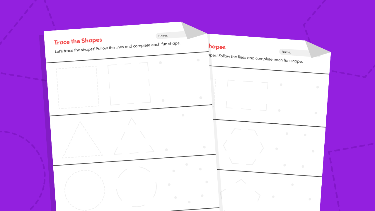 Trace Shapes with Dotted Lines