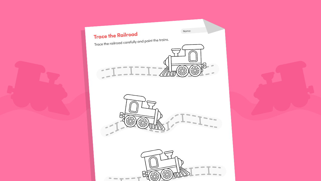 Trace the Rail Tracks – Train Theme